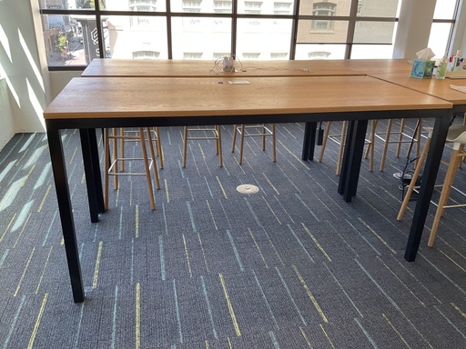 [8755] 7' Custom Bar Height Table